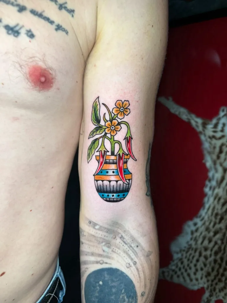 Neo Traditional tattoo portfolio piece 3 at Studio One Tattoo Bangkok